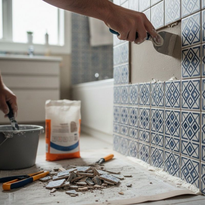 Bathroom Tile Replacement